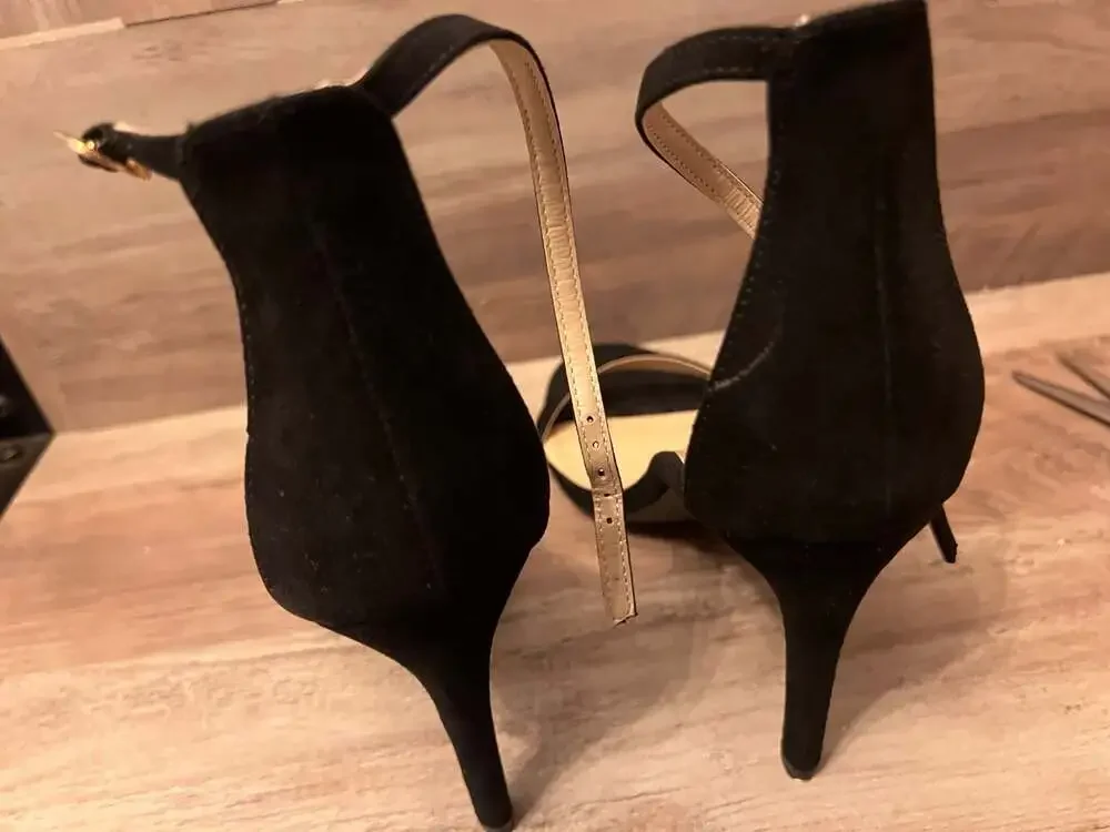 Dream Pairs Women's Ankle Strap Open Toe High Heel Pump Sandals
